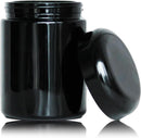 Matoolser Black Glass Storage Container Jar 250ml Half Oz with UV Protection…