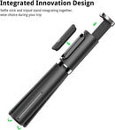 ATUMTEK Selfie Stick Tripod, 3-in-1 Extendable Aluminum Phone Tripod with Detachable Bluetooth Remote, Compatible with iPhone 17/16/15/14/13/12/11/11 Pro/XS Max/XR and Samsung Smartphones, Black photo 2