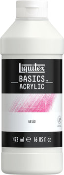 Liquitex 104016 BASICS Gesso Surface Prep Medium, 16-oz — 1