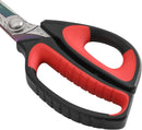 LIVINGO 10" Heavy Duty Multipurpose Shears for Shop & Garden (Red/Black) | Red &Black — 4