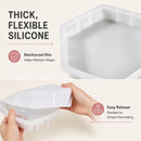 Hexagon 12-Inch Deep Epoxy Resin Molds for Flowers Preservation, Resin Art, Casting, DIY Wedding, Valentine, Anniversary — 4