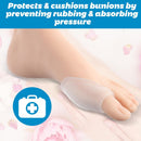 Dimeho 12 Pcs Bunion Cushion Protector, Bunion Corrector Pads with Separator Guards Clear Shields Relief for Big Toe Calluses Corns | transparent — 5