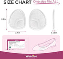 Silicone Metatarsal Pads – Gel Ball of Foot Cushion Pad (3 Pairs) 4