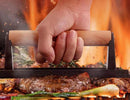 Kitchen Tools Heavy Duty Cast Iron Smash Burger Press Round Barbecue Meat Flat Press with Anti Scalding Wooden… — 3