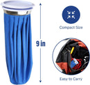 Affordtex Ice Bag 9 inches - Reusable, Durable, Cold Pack for Injuries, Muscle Aches, Knee Support — 4
