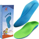 Ailaka Kids Orthotic Arch Support Insoles, PU Foam Cushioning Arch Support Shoe Insert for Overpronation Children Toddlers Flat feet, Plantar Fasciitis(4-6 M US Big Kid) - Green — 1