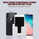 CEI&BPY 2Pcs Phone Holder Wall Mounted, Phone Stand with Self Adhesive. Phone Holder for RV Charging.Compatible with iPhone and Android (2Pack-Black) photo 3