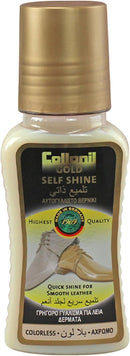 Collonil Leather Shoe Polish Self Shine 4.22 Fl Oz – bring back the shine of smooth leather shoes, Easy use, Made in Germany | Black — 6