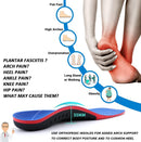 (Standing All Day) Heavy Duty Support Plantar Fasciitis Insoles Arch Support Shoe Inserts Men Women Orthotics Gel Running Insoles for High Arch Pronation Metatarsalgia — 3
