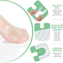 Funtery 20 Pcs Callus Pads for Feet, U Shaped Gel Foot Pads Waterproof 3