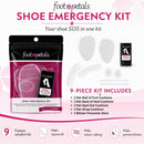 Foot Petals Shoe Emergency Kit, Ball of Foot Gel Cushions, Back of Heel Gel Cushions, 2 Gel Spot Dots, 2 Gel Cushion Strips, Blister Preventer 2