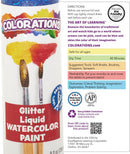 Colorations Paraben-Free Glitter Liquid Watercolor Paint, Vibrant Magenta | Glitter Watercolor — 4