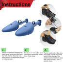 EchoDone 10 Pairs Plastic Shoe Tree Stretcher Shaper for Men | blue — 6