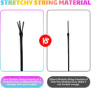 1 mm Stretchy Bracelet String with Scissors Beading Needle, 4 Rolls,660FT — 3