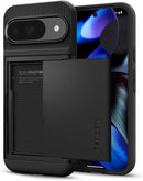 Spigen Slim Armor CS Designed for Pixel 9 Case/Pixel 9 Pro Case (2024) [Hard Shell] [Military-Grade Protection] - Black — 1