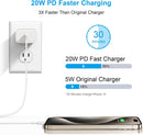 iPhone 18 17 16 15 Charger Fast Charging 10FT - 20W USB C Charger Block photo 2