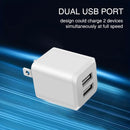 USB A Wall Charger,Dual Port Cube Power Adapter Charger Plug Block Charger photo 4
