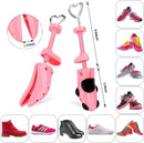 XYH Shoe Stretcher Women Men,4-Way Adjustable Shoe stretcher Wide Feet. | pink — 3