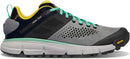 Danner Trail 2650 3” Hiking Shoes for Women - Durable Suede & Textile Upper with Breathable Mesh Lining, Ortholite Footbed & Vibram Traction Outsole - Gray/Blue/Spectra Yellow — 3