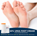 Dmsky 4 Packs Urea Foot Cream 60% Urea with 2% Salicylic Aci,Urea Foot Care Stick,Strength Foot Cream Moisturizer for Dry Cracked Feet, Knees, Elbows, Hands,Moisturizes and Hydrates the Dry Skin — 5