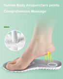 2 Pairs Steppers Insoles for Men Women, Cloud Like Massage Insole, Men's Comfortble Steppers Shoe Insoles Inserts, Breathable Memory Foam with Arch Surpport (Orange, Men 10-10.5/Women 11.5-12) - Men 9-9.5/Women 10.5-11 — 5