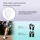 Metatarsal Pads for Women or Men, Self-Adhesive Comfort Ball of Foot Cushions, Felt Pads,White, 10 Pack (10) 3