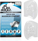 Shoe Bubble Orthotic Insole – Memory Gel Insoles for Plantar Fasciitis, Pronation, Heel Pain, Arch Supports, Midfoot Support (Transparent (Thicker Support), Medium) - Small — 1