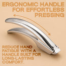 Gourmet Easy Garlic Press Lifetime Replacement, No Need to Peel, Fine Mince — 8