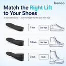 benoo Height Increase Insoles for Men (+1 to 3") Shoe Lifts (Mens 10-12.5) — 4