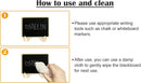 DSTELIN 10 Pack Mini Chalkboards Signs with Easel Stand, Small Rectangle Chalkboards Blackboard, Wood Place Cards for Weddings, Birthday Parties, Message Board Signs and Event Decoration — 3