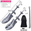 LANNEY Shoe Stretcher for Women & Men Wide Feet - Premium Shoe Expander Widener Stretch Length Width | grey — 6