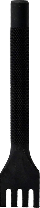 Realeather Thonging Chisel Tool for Leather Stitching, 1/8", 4-Prong — 2