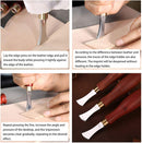 UOOU 4 Pcs Leather Edge Creaser, 1.0/1.5/2.0/2.5mm Leather Creaser Tool | All sizes — 5
