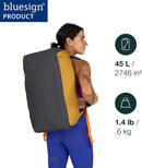 Osprey Daylite 45L Duffel Backpack, Black OS — 2
