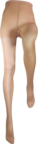 Truform Women's Compression Pantyhose, 20-30 mmHg, Opaque Hosiery Support Shaping Tights, Beige, Small — 5
