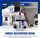 Sporticulture Buffalo Bills Inflatable Snowman Player – 7 Ft Tall Yard Decoration w/LED Lights | NFL Holiday Football Snowman | Built-in Blower Motor, Weather-Resistant, Indoor/Outdoor Use — 4