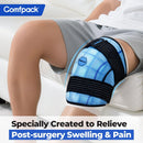 Comfpack Knee Ice Pack Wrap, 2 Hours Ice Pack for Knee Replacement Surgery — 4