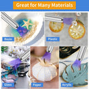 UV Resin Kit with Light, Curing & Bonding in Seconds, 30g/1oz Transparent UV Glue with UV Flashlight for Plastic,… — 7