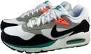 Nike Women's Air Max Correlate Sneaker - White/Black-new Green — 3