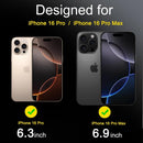 Ferilinso 6 Pack Camera Lens Protector for iPhone 16 Pro Max/iPhone 16 Pro photo 2