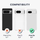 kwmobile Case Compatible with Google Pixel 8a Case - Protective Slim TPU Phone Cover - Soft Matte Finish - Radiant Yellow — 2
