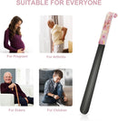 Gukeniu 16.5 Inch Long Handle Shoe Horn | Pink Gold Marble — 6