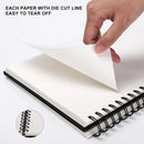 8.5x11inches Hardbound Sketch Book, Spiral Bound Sketch Pad, 80-Sheets 90gsm Inner Paper, Acid Free Drawing Art Paper, Prefect Works with Kids and Adults (Pack of 3) | 8.5x11 inches (Pack of 3) — 3