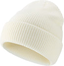 Connectyle Classic Double Layer Knit Beanie Hat Warm Thick Acrylic Winter Hats Daily Cuffed Beanies Watch Hat for Men Women - Beige — 2