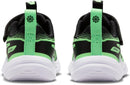 Nike Unisex Kids' Cosmic Runner Running Shoes - Boys Girls Toddlers & Baby Sneakers - Black/Cool Grey-illusion Green — 4