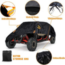 Waterproof UTV Cover, Heavy Duty Black Oxford Cloth All-Weather Protection UTV Cover 4-6 Seater for Polaris RZR PRO XP 4 Can-Am Maverick X3 Max Arctic Cat Textron — 7