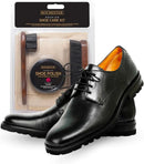Rochester Premium Shoe Care Kit, Leather Shoe Care Kit with Black Shoe Polish, 100% Horsehair Dauber, 100% Horsehair Shoe Brush, and Soft Flannel Polishing Cloth, Shoe Accessories — 2