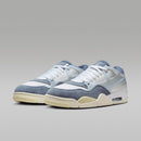 Air Jordan 4 RM Men's Shoes (FQ7939-060, Black/Anthracite/Varsity Red) - White/Diffused Blue/Ashen Slate/Prism Pink — 5