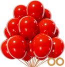 Red Balloon 110pcs, Red Latex Balloons12 inch for Birthday Valentine's Day Wedding(with 2 Ribbons). | 12inch(normal) | A29-red — 1