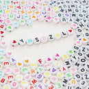 YMSDZHL Alphabet Beads A-Z 1900Pcs Letter Bead for Bracelet Jewelry Making — 4